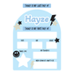 First & Last Day of School Acrylic Boards Arch with optional name change