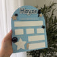 First & Last Day of School Acrylic Boards Arch with optional name change