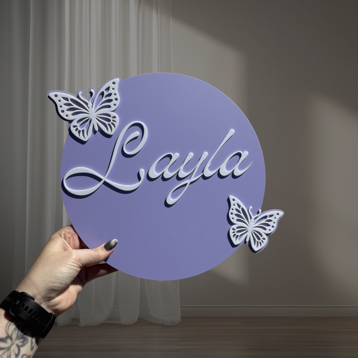 Round Name Plaques